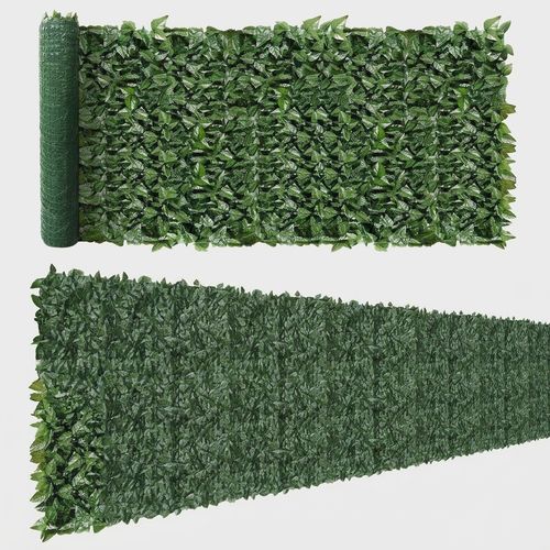 ECOOPTS Expandable Artificial Laurel Fence Screen