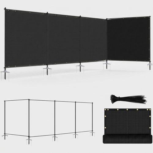 ECOOPTS 6'Hx24'L Privacy Fence Set