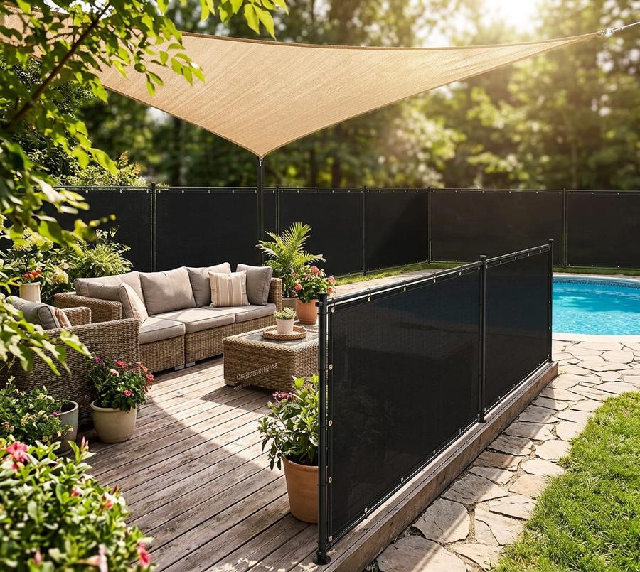 ECOOPTS 6'Hx24'L Privacy Fence Set